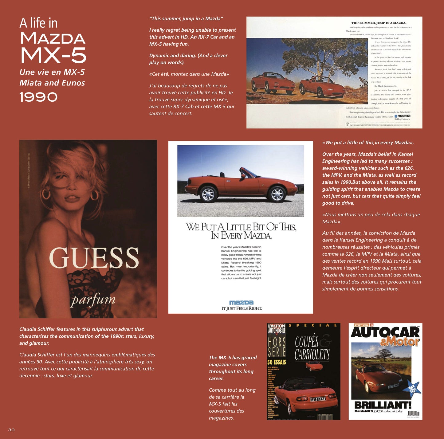 Le livre livre "Une Vie en MX-5" + cadeaux