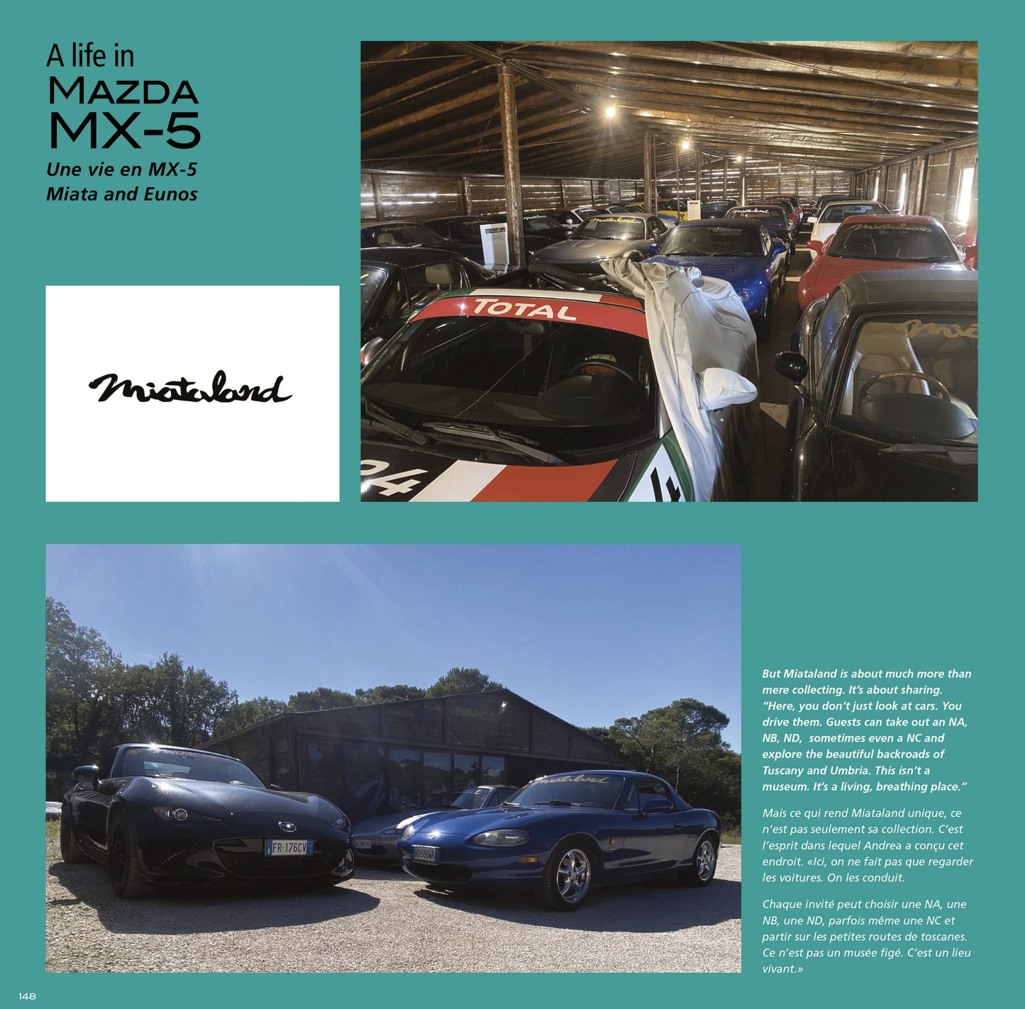 Le livre livre "Une Vie en MX-5" + cadeaux