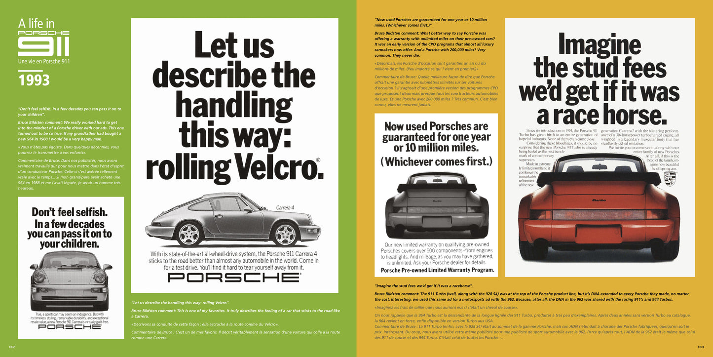 Le livre " Une Vie En Porsche 911 " + 6 posters A4 et 3 posters A3 + catalogue 2.7 1973 + port offert