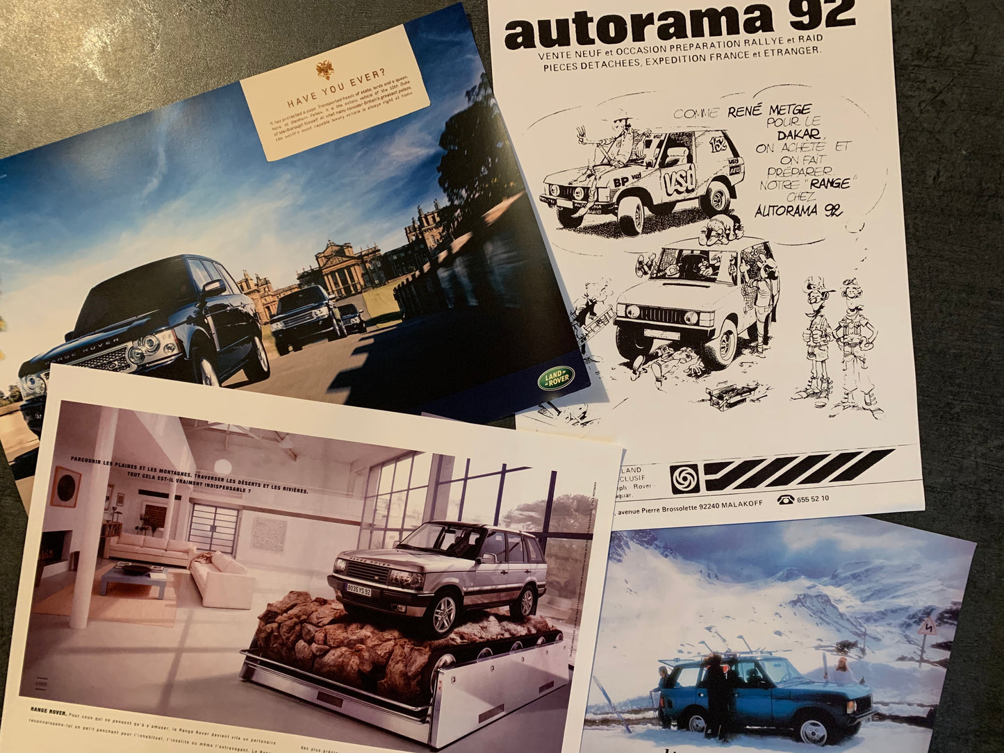6 posters 20x30cm Publicitées