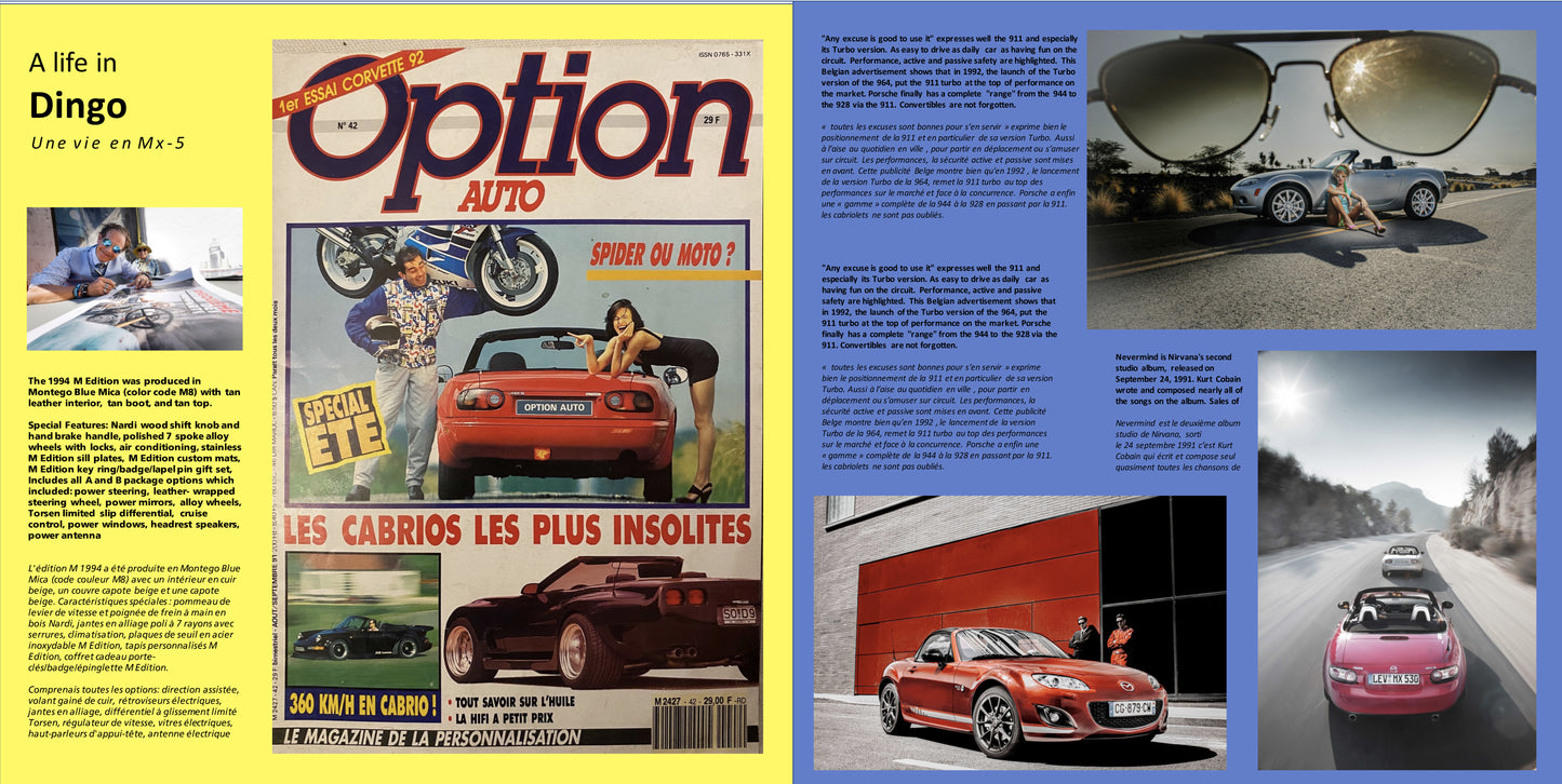 Le livre livre "Une Vie en MX-5" + cadeaux