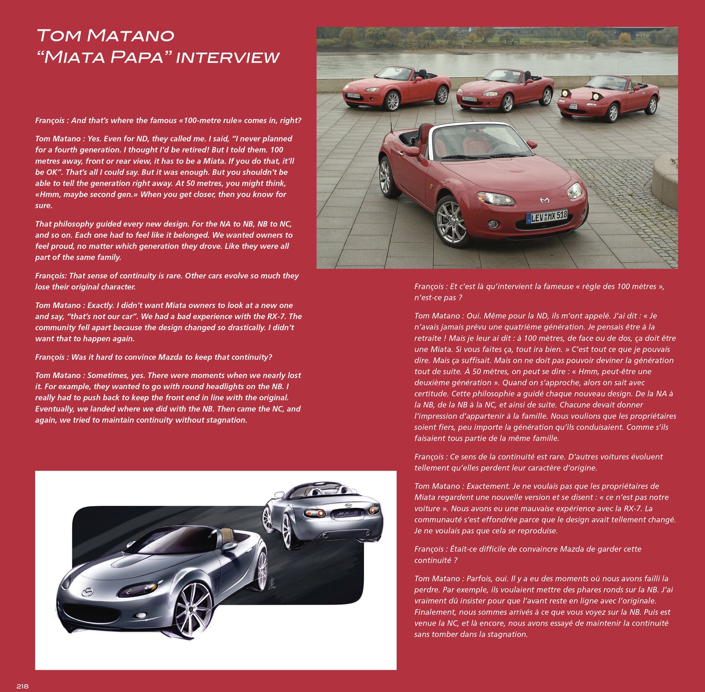 Le livre livre "Une Vie en MX-5" + cadeaux
