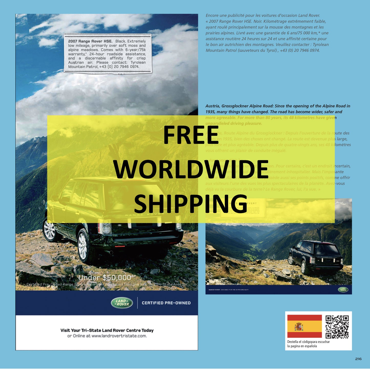Christmas Gift : the book + 6 posters + 6 post cards + free delivery with code SHIP