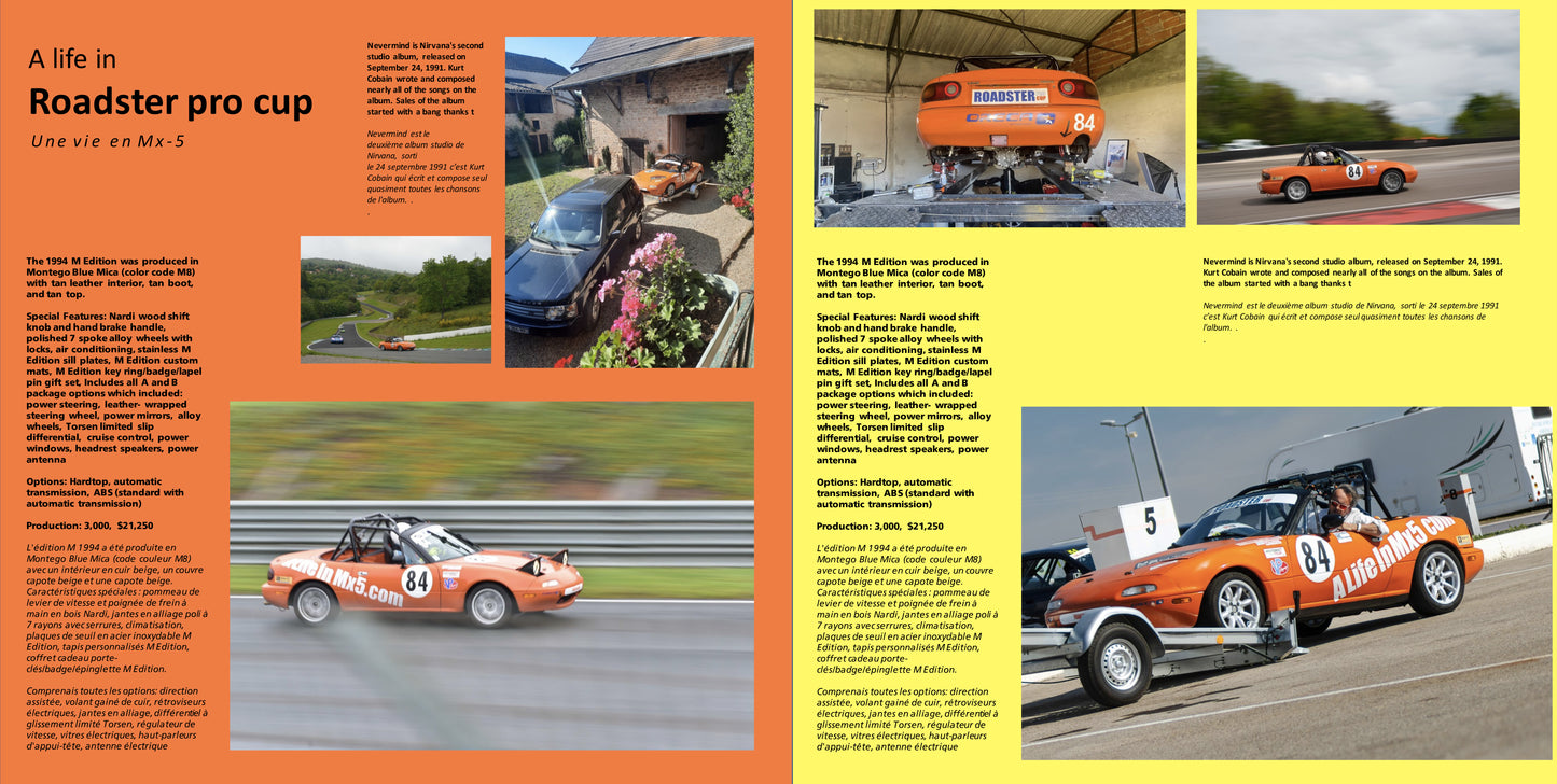 Le livre livre "Une Vie en MX-5" + cadeaux