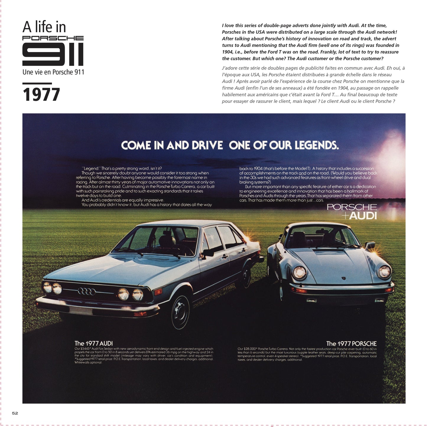 Le livre " Une Vie En Porsche 911 " + 6 posters A4 et 3 posters A3