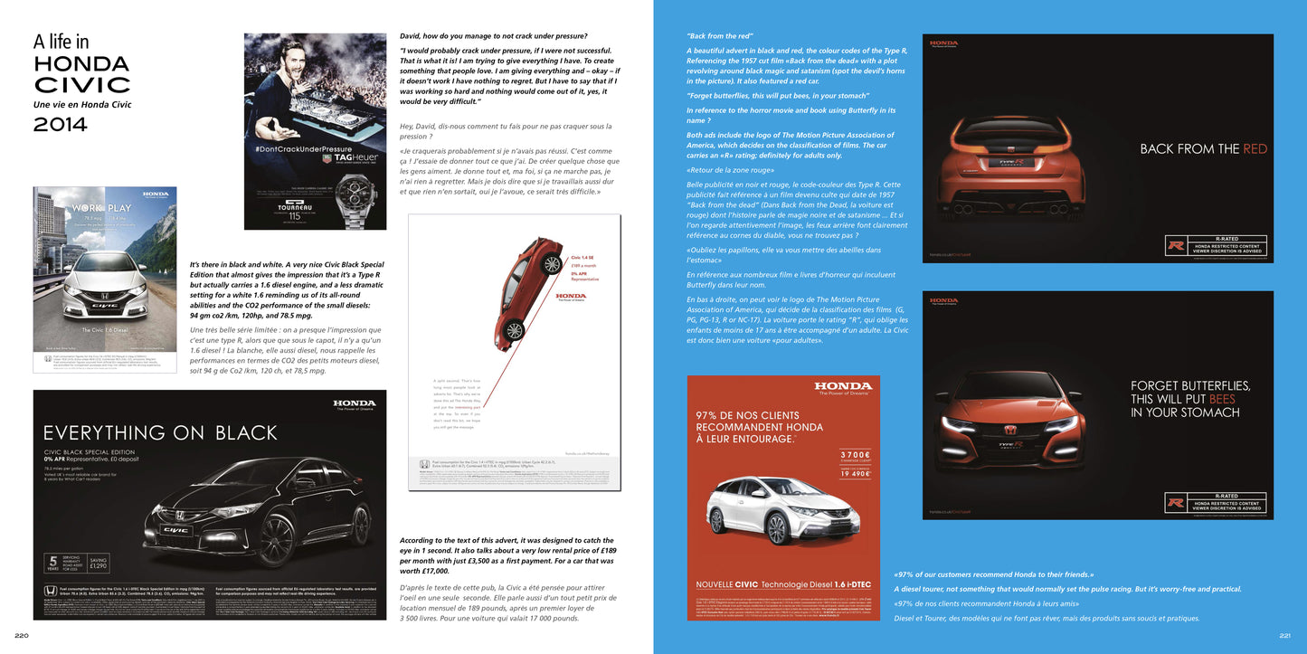 A Life In Honda Civic the book + gifts Une Vie En Honda Civic