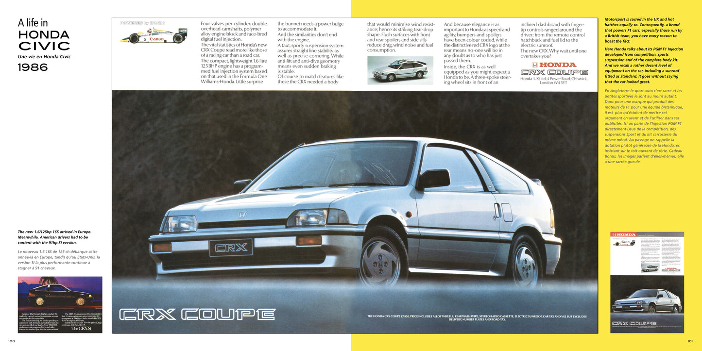 A Life In Honda Civic the book + gifts Une Vie En Honda Civic