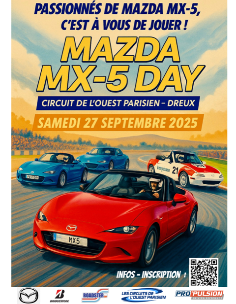 Programme Mx-5 Day  27 Septembre lancement du livre A Life In Mx-5