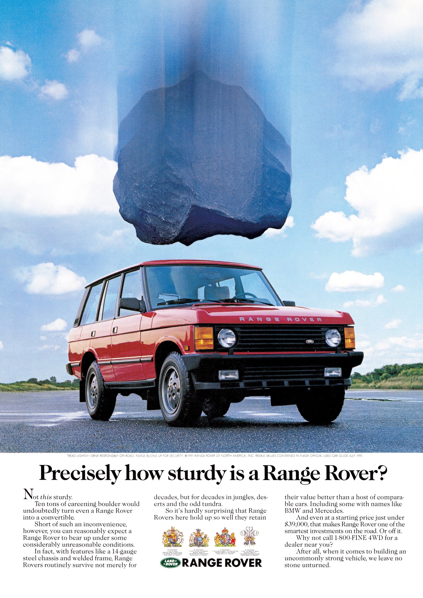 The book " A Life In Range Rover " + 6 posters + 6 postcards