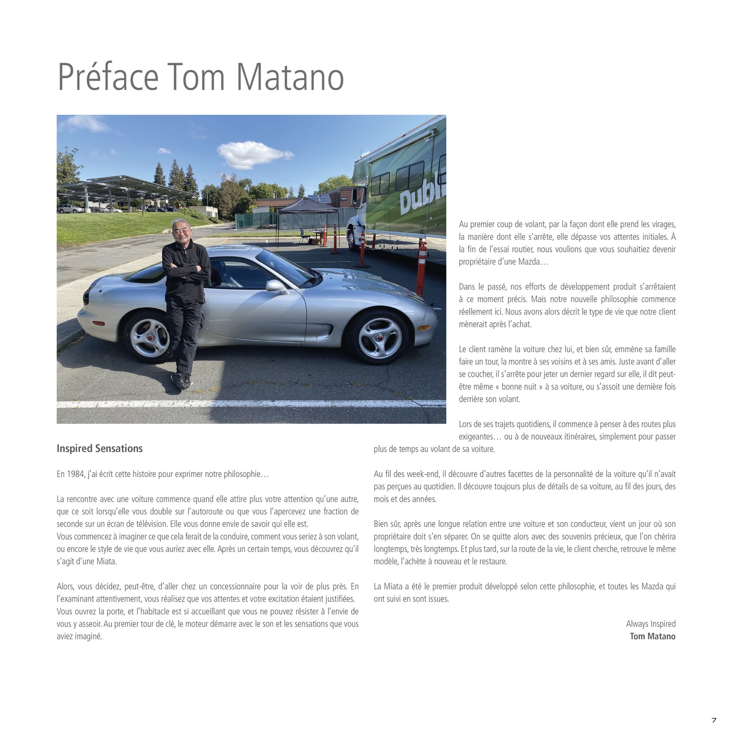 Le livre livre "Une Vie en MX-5" + cadeaux